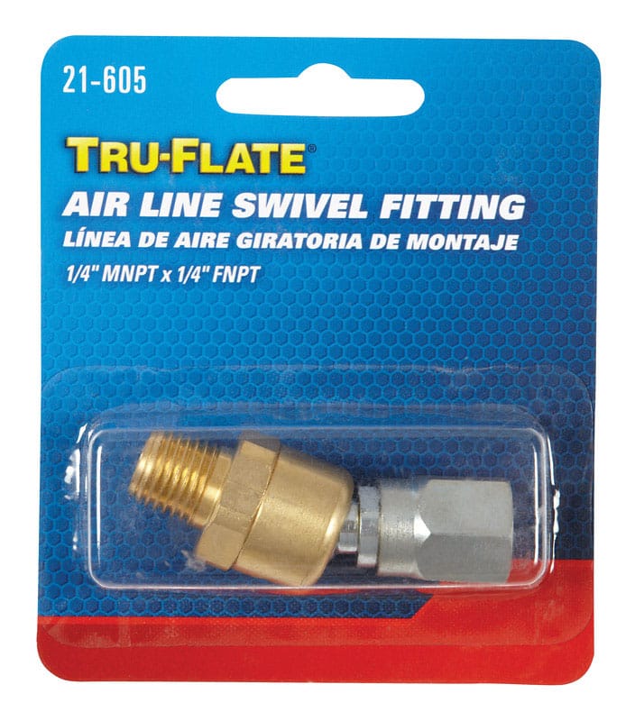 Tru-Flate TRFL21605 Tru Flate 21-605 Air Line Fitting 1 4 Ma