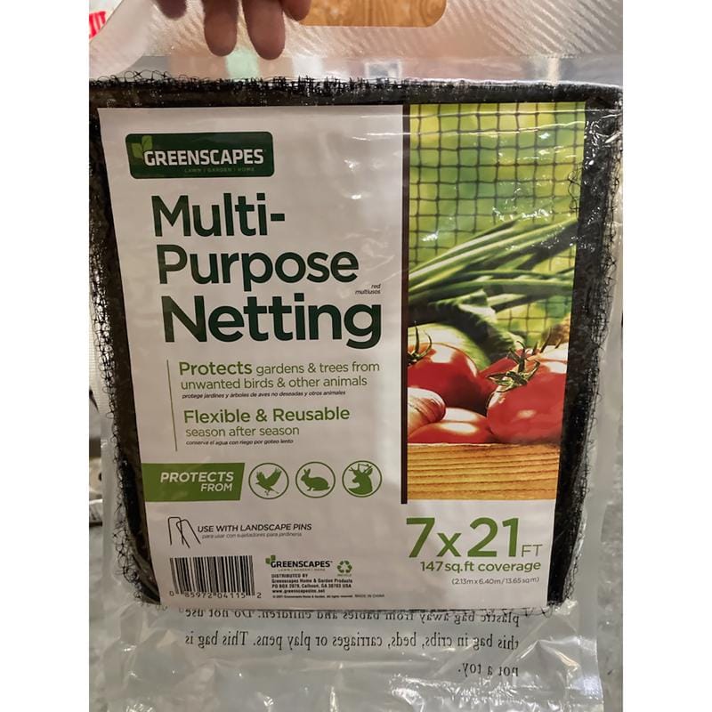 Greenscapes 46639 Garden Netting 21 Ft.