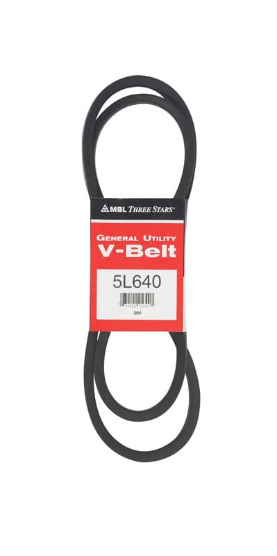 Mitsuboshi 5L640A FHP General Utility V-Belt 0.63 in. W X 64 in. L For Fractional Horsepower Motors