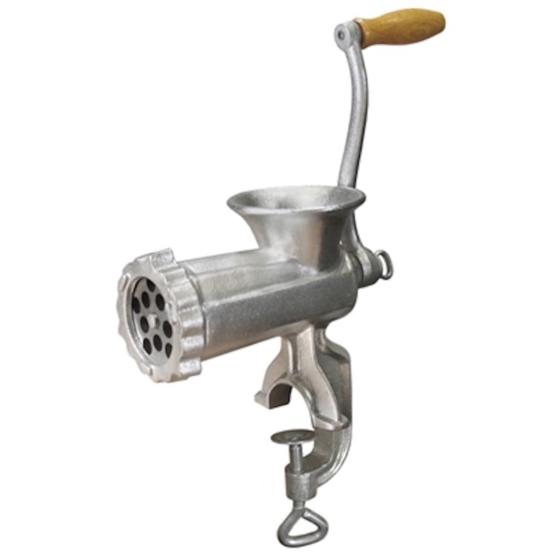 Weston 36-1001-W Electroplated Tin Coated Silver #10 Clamp on Meat Grinder