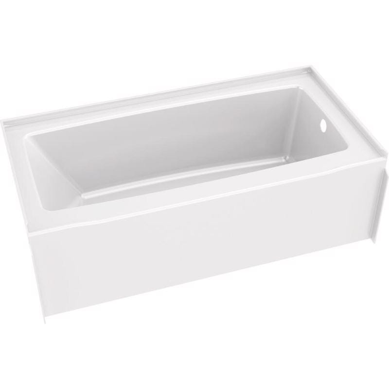 Delta B23605-6030R-WH Classic 500 18 in. H X 30 in. W X 60 in. L White Bathtub