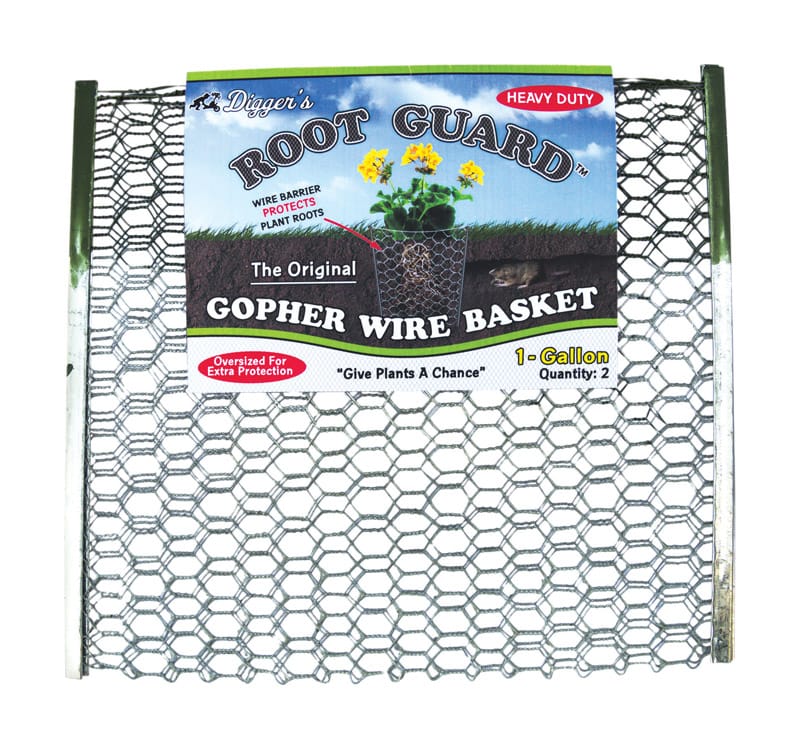 Digger'S B101 Root Guard 13.5 in. H X 13 in. W X 0.3 in. D Silver Coated Wire Gopher Wire Basket