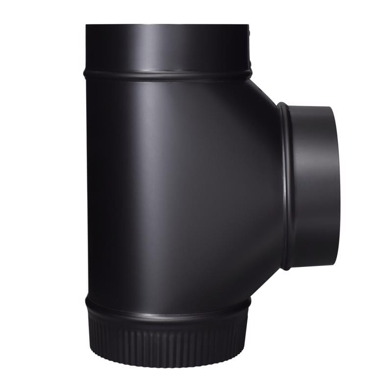 Imperial BM0083 6 in. X 6 in. X 6 in. Steel Stove Vent Single Tee