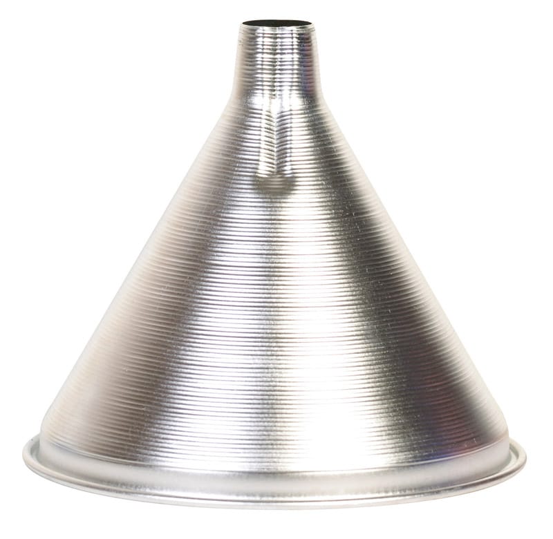 Harold Import 698 Silver 4 in. H Aluminum 12 oz Funnel