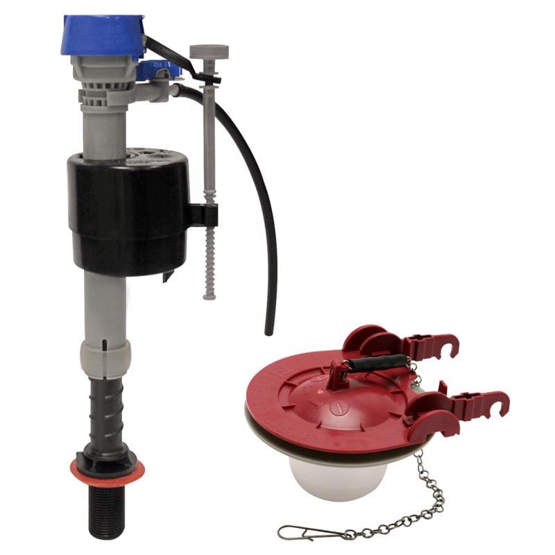 Fluidmaster K-400H-040-T5 Performax Fill Valve And Flapper Kit Multicolored
