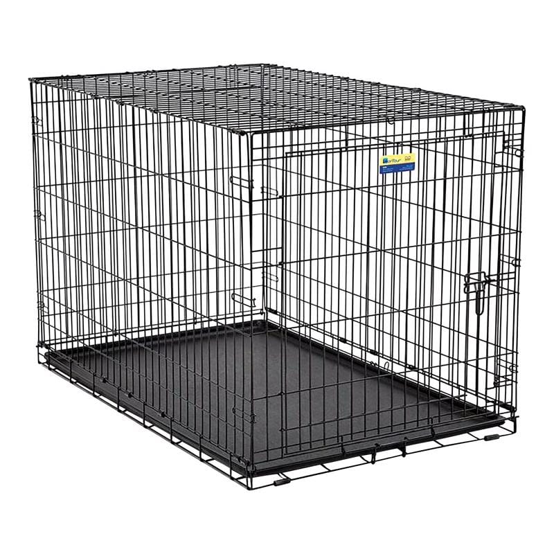 Pet Essentials 6112PG Extra Large Steel Dog Crate Black 32.5 in. H X 30.25 in. W X 48.75 in. D