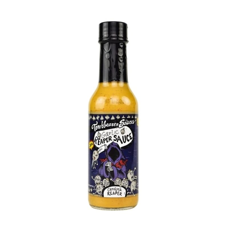 Torchbearer Sauces B07NVSW3HG Garlic Reaper Hot Sauce 5 oz