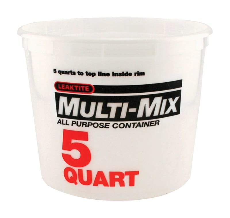 Leaktite 1045181 Clear 5 qt Multi-Mix Container