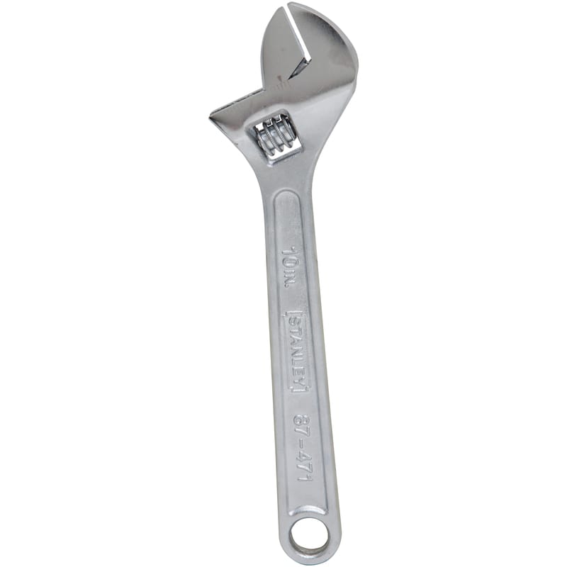 Stanley 87-471 Metric and SAE Adjustable Wrench 10 in. L 1 pc
