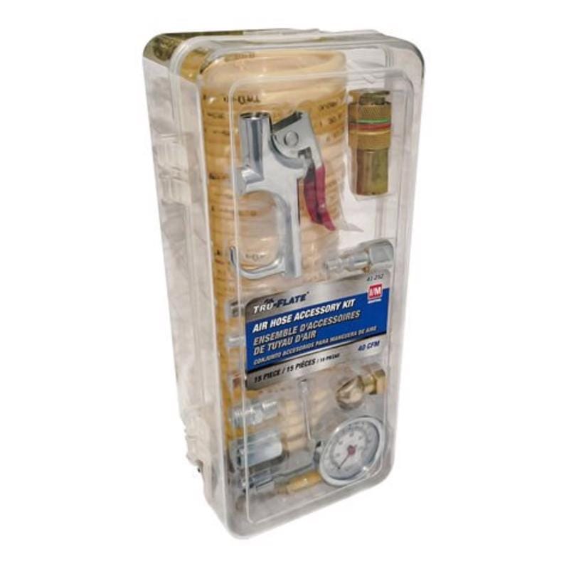 Tru-Flate TRFL41252 Air Tool Accssry Kit15Pc