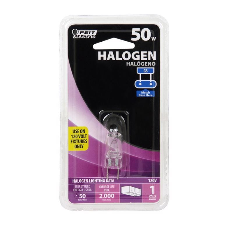 Feit BPQ50/G8/RP 50 W T4 Tubular Halogen Bulb 600 lm Warm White 1 pk