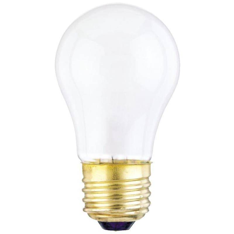 Westinghouse 0399600 15 W A15 Appliance Incandescent Bulb E26 (Medium) White 2 pk