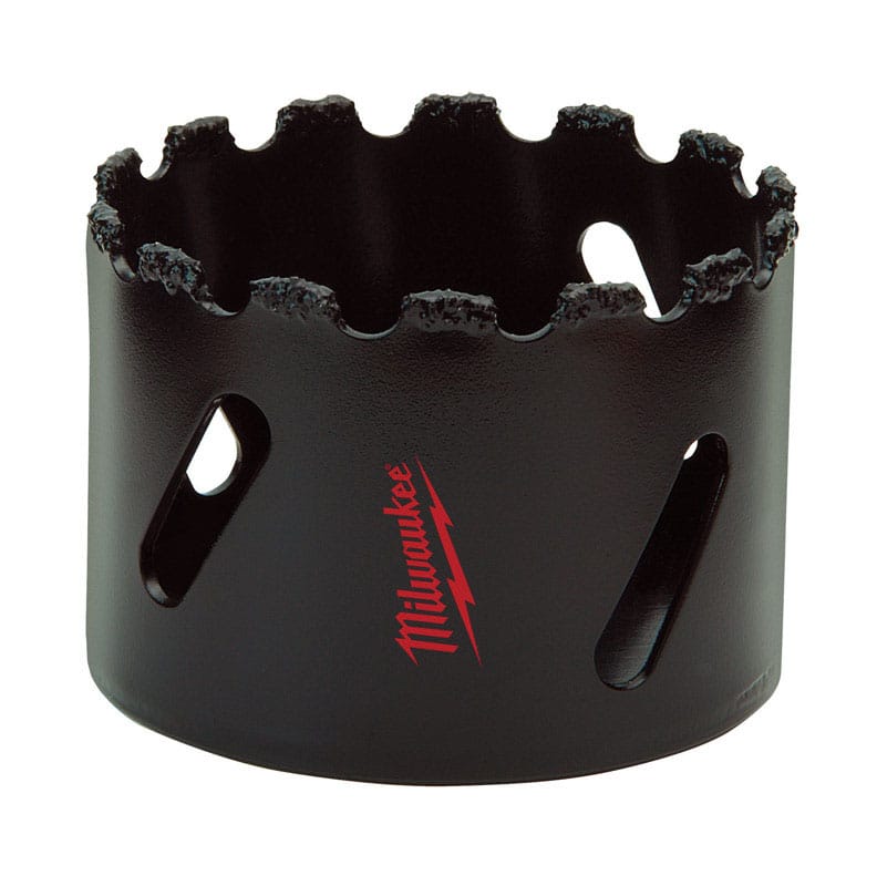 Milwaukee 49-56-0426 1-3/8 in. Tungsten Carbide Grit 1.8 in. L X 1/4 in. D Hole Saw