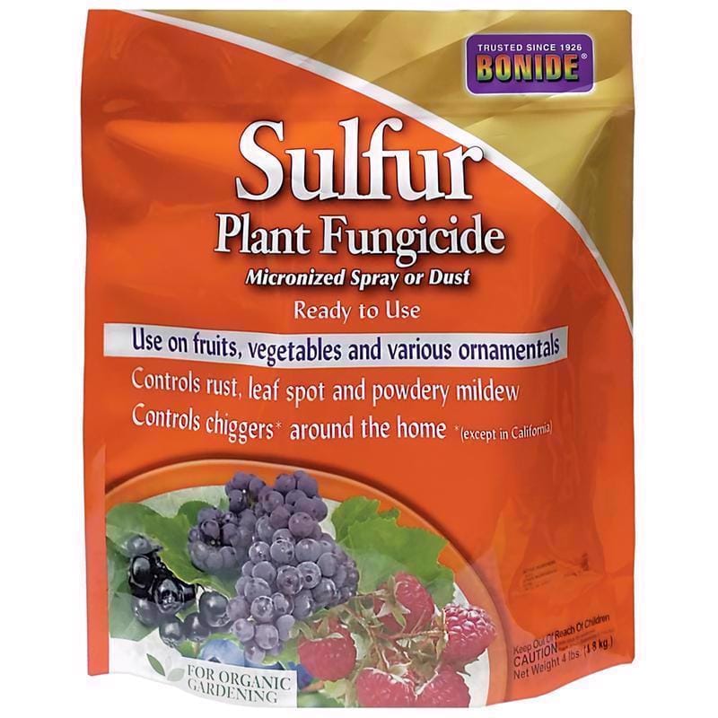 Bonide 1428 Sulfur Organic Concentrated Dust Fungicide 4 lb