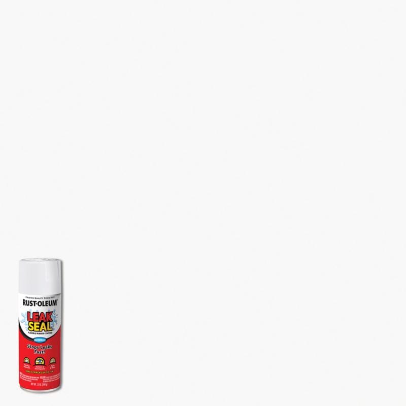 Rust-Oleum 267970 White Leakseal Flexible Rubber Sealant 12 oz