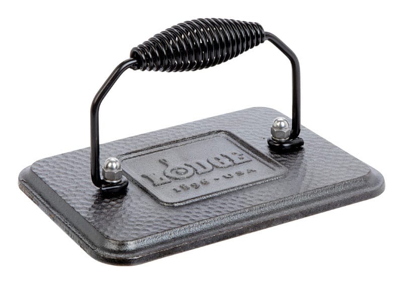 Lodge LGP3 Logic Cast Iron Bacon Press Black