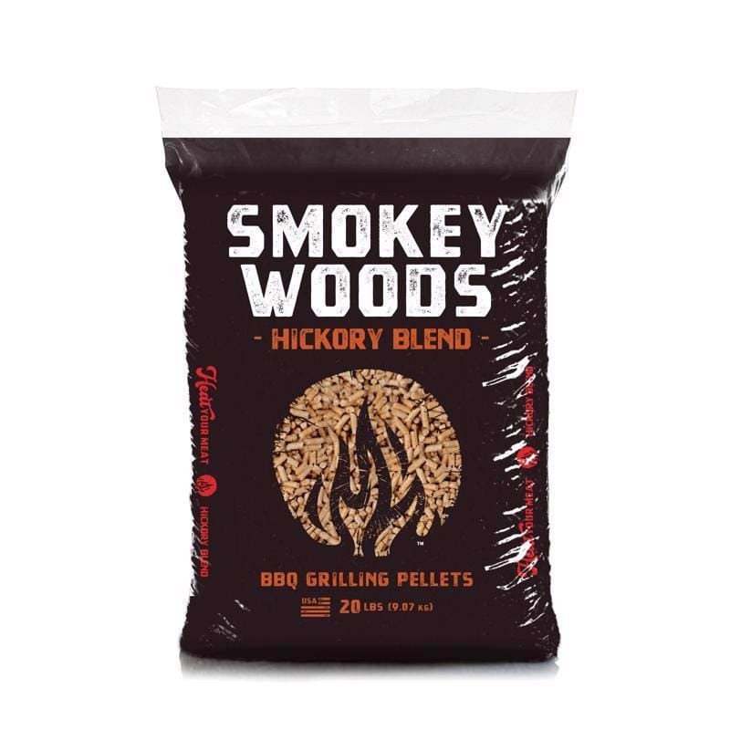 Smoky Woods J055 Smokey Woods Hardwood Pellets All Natural Hickory 20 lb