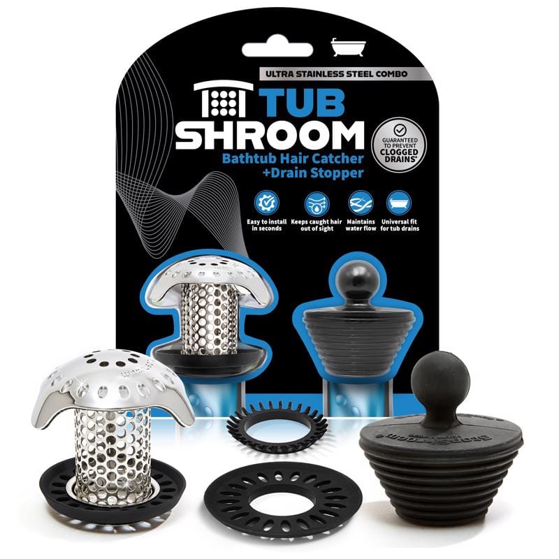 Tubshroom TSULT455 Ultra Edition 1.5 in. Chrome Stainless Steel Hair Catcher