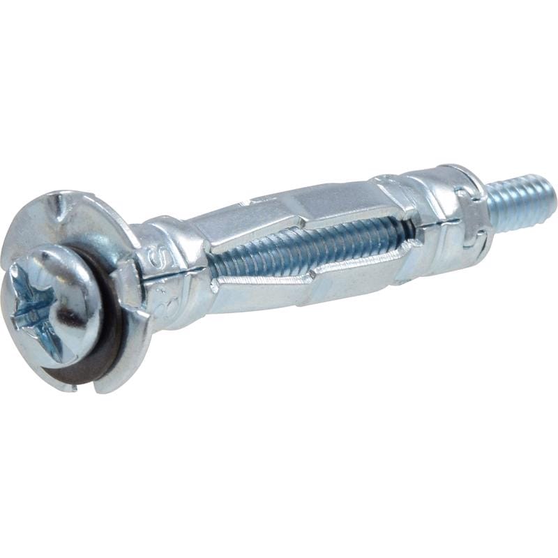 Hillman 370003 1/8 in. D X 1/8 Short in. L Stainless Steel Pan Head Hollow Wall Anchors 100 pk