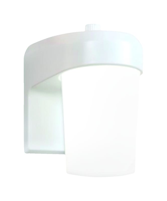Halo FE08A40FDW White Dusk to Dawn LED Jelly Jar Light w/Photocell