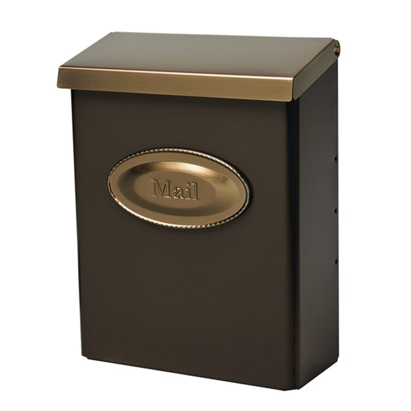 Architectural Mailboxes DMVKGVAM Designer Classic Galvanized Steel Wall Mount Venetian Bronze Mailbox
