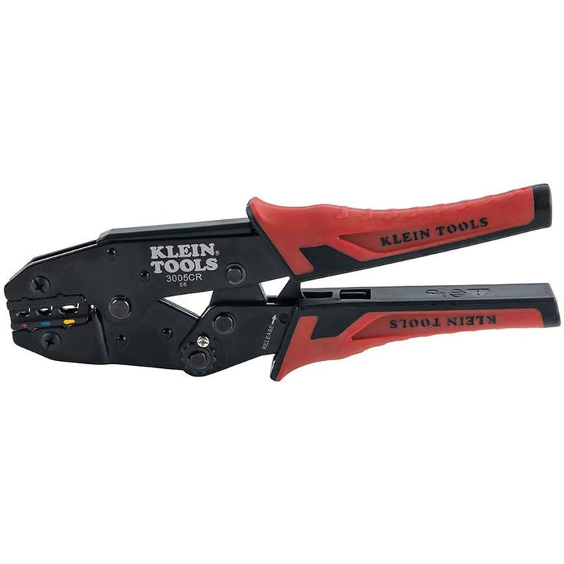 Klein Tools 3005CR 10-22 AWG 9 in. L Ratcheting Crimper