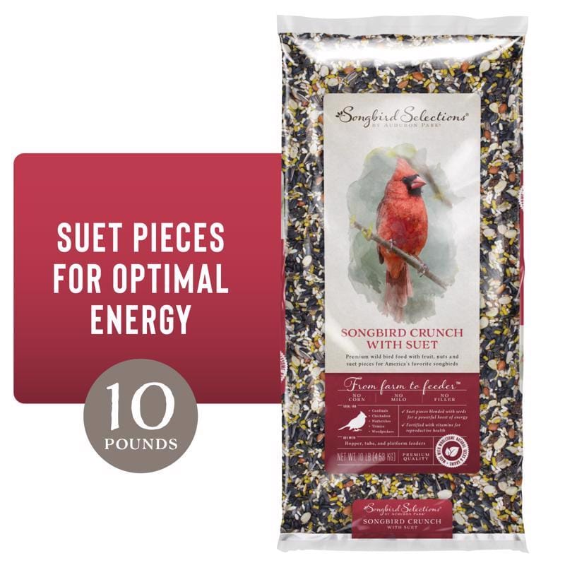 Songbird Selections 13632 Songbird Crunch Wild Bird Food 10 lb