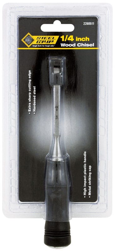 Steel Grip 2260511 1/4 in. W X 4 in. L Wood Chisel 1 pk