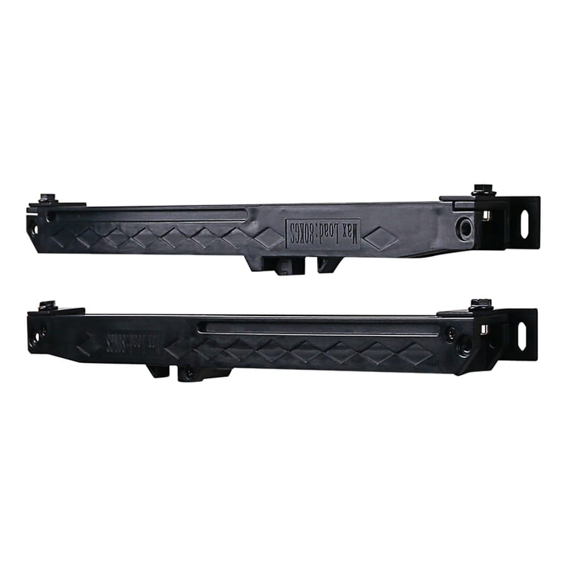 National Hardware N700-112 Matte Black Metal Soft Close Kit 1 pc