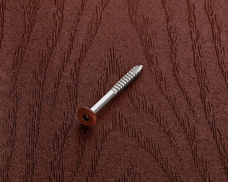 Starborn FST87L09188 Deckfast No. 9 X 1-7/8 in. L Burgundy Star Pan Head Fascia Screws 100 pk