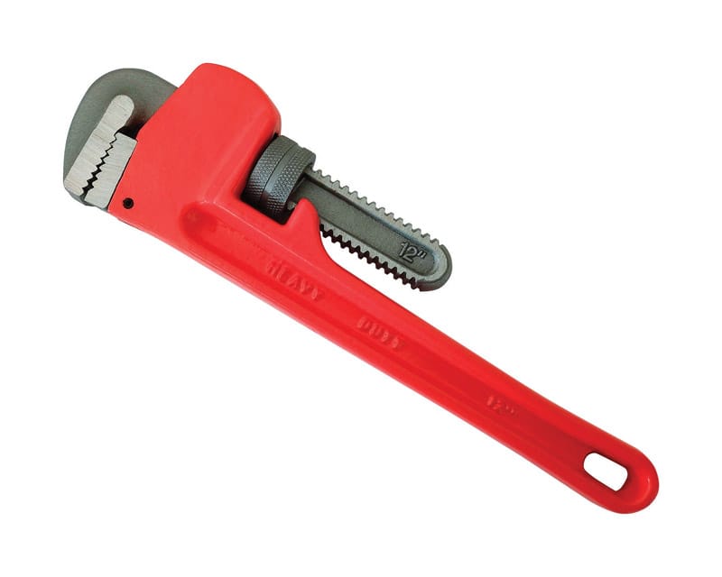 Steel Grip DR76584 Heavy Duty Pipe Wrench 12 in. L 1 pc