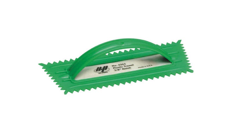 Marshalltown 6263 QLT 4-1/4 in. W Plastic Notched Trowel