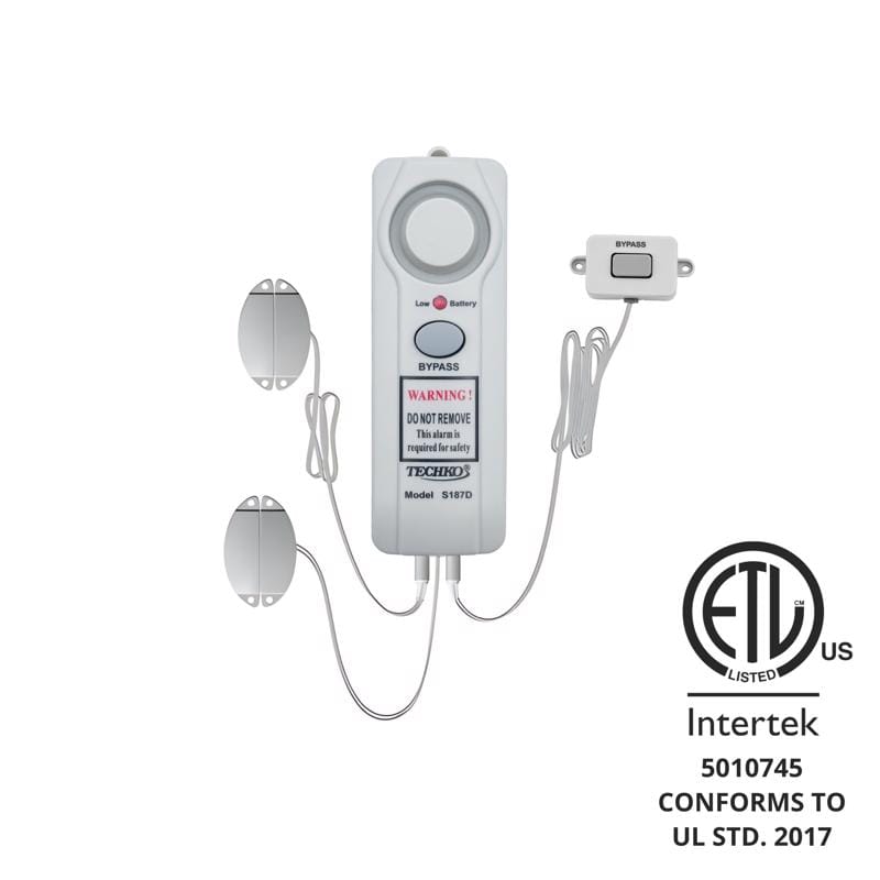Techko S187D White Plastic Safe Pool Alarm