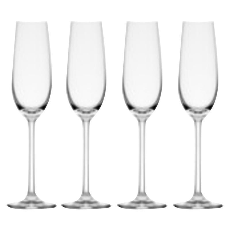 Lifetime Brands 5316313 Mikasa 8.25 oz Clear Glass Lana Flute Glass