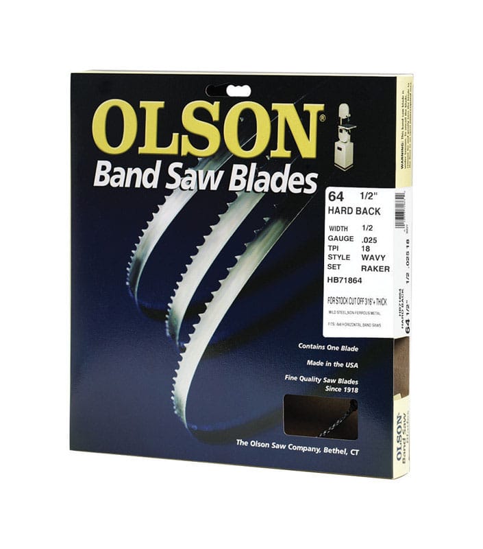 Olson HB71864DB 64.5 in. L X 0.5 in. W Metal Band Saw Blade 18 TPI Wavy teeth 1 pk