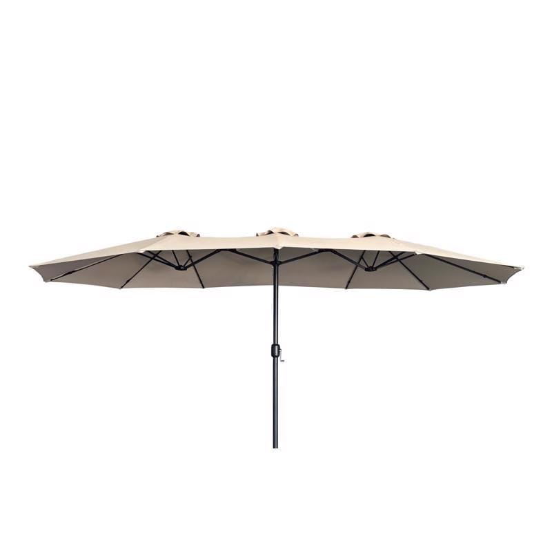 Living Accents YQ109BK-TP 15 ft. Beige Patio Umbrella