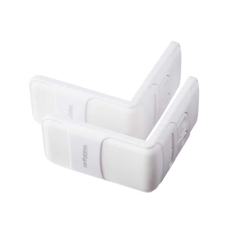 North States 6184 Toddleroo White ABS/TPR Drawer Latches 2 pk