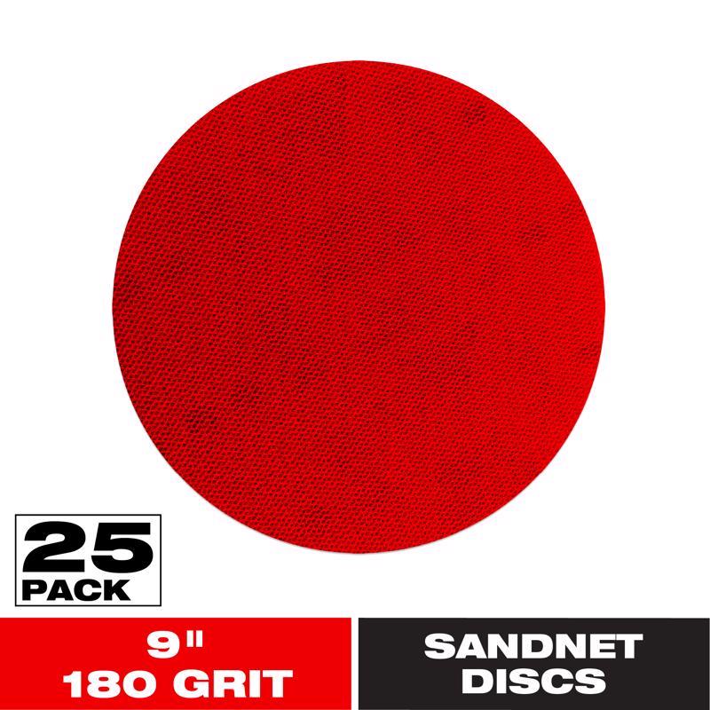 Diablo DND090180H25G SandNet 9 in. L X 9 in. W Ceramic 180 Grit Fine Drywall Sand Pad