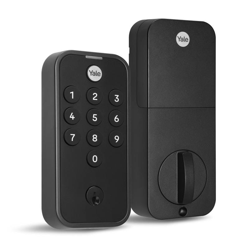 Yale YED210-NR-BSP Code Matte Black Metal Electronic Deadbolt