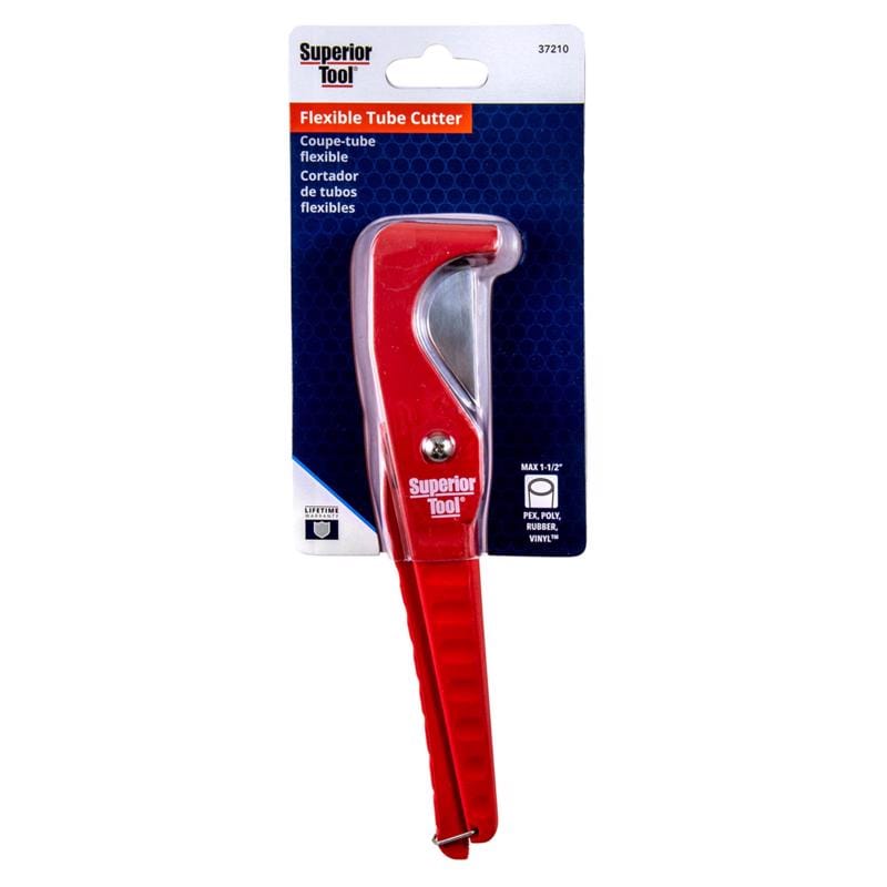 Superior Tool 37210 Tube Cutter Red 1 pk