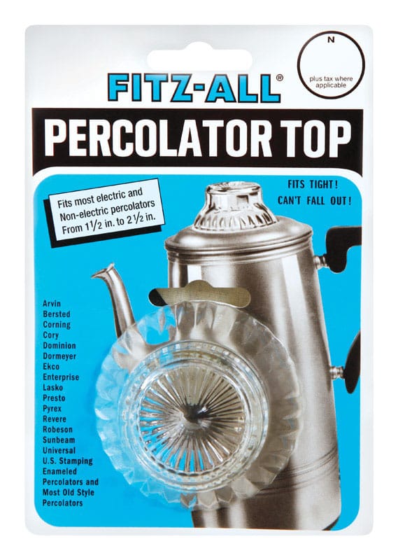Fitz-All 55701 Glass Replacement Percolator Top Clear