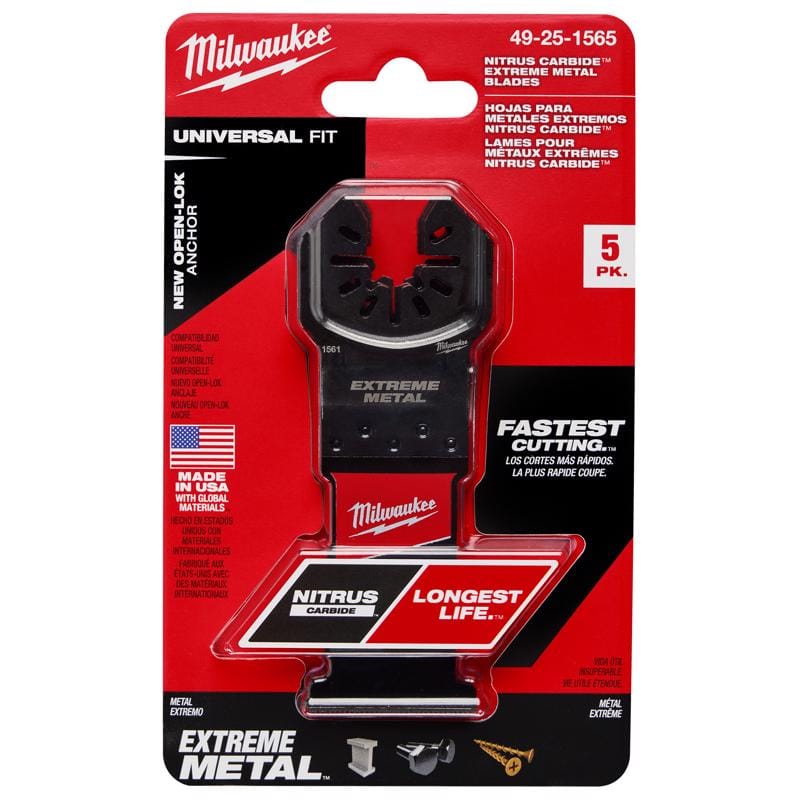 Milwaukee 49-25-1565 Oscilltng Blade Opn-Lk 5 Pack
