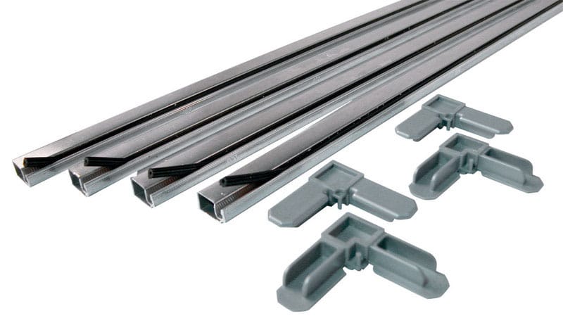 Prime-Line PL7802 Mill Aluminum 7/16 in. W X 3/4 in. L Screen Frame Kit 1 pk