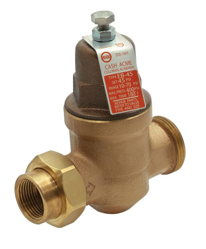 Cash Acme PVA20M-SUTH-60 1 in. Bronze Pressure Regulating Valve