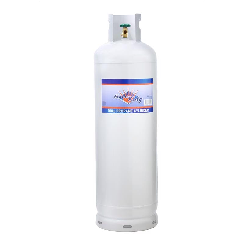 Flame King YSN100 100 lb Steel Empty LP Tank