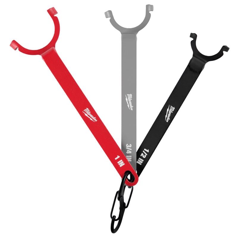 Milwaukee 48-22-6110 SAE Locknut Wrench Set 3 pc