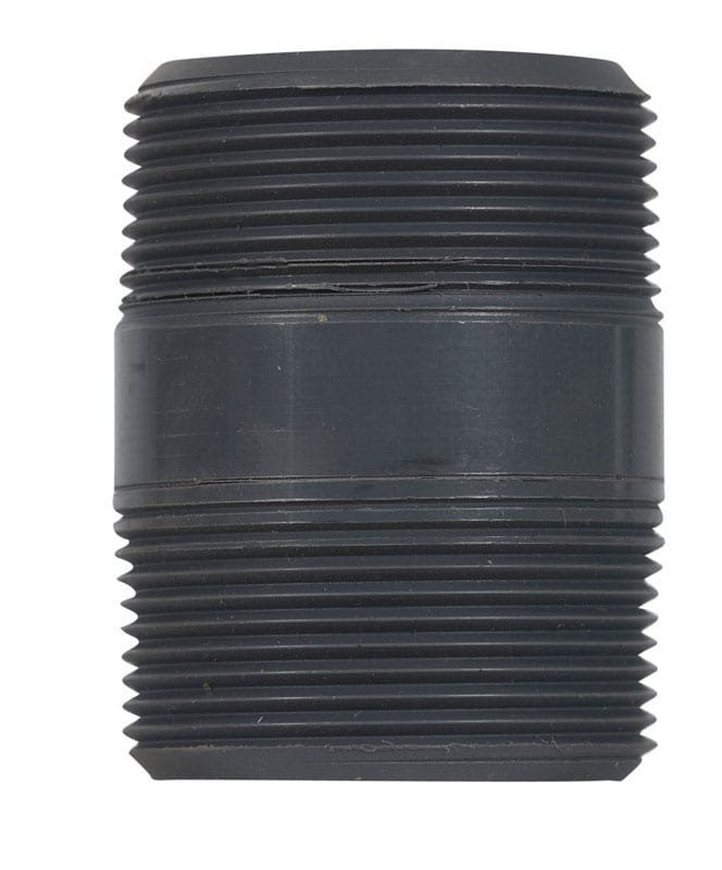 B&K 507-025 ProLine Schedule 80 1-1/2 in. MIP X 1-1/2 in. D MIP PVC 2-1/2 in. Nipple 1 pk