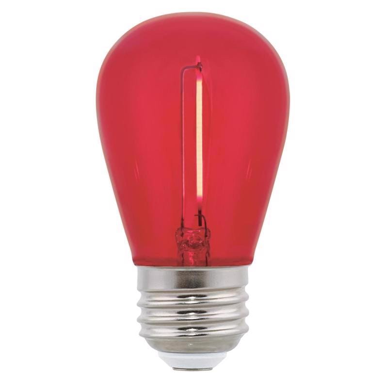 Westinghouse 5332000 Edison Style S14 E26 (Medium) LED Bulb Red 40 Watt Equivalence 1 pk