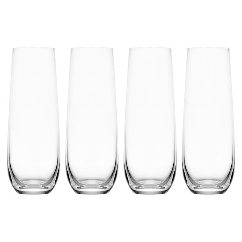 Lifetime Brands 5316310 Mikasa 9.5 oz Clear Glass Lana Flute Glass