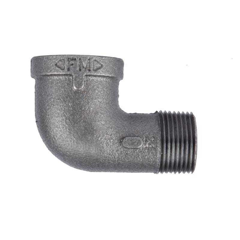 STZ Industries 501547 1/8 in. MIP each X 1/8 in. D FIP Black Malleable Iron 90 Degree Street Elbow